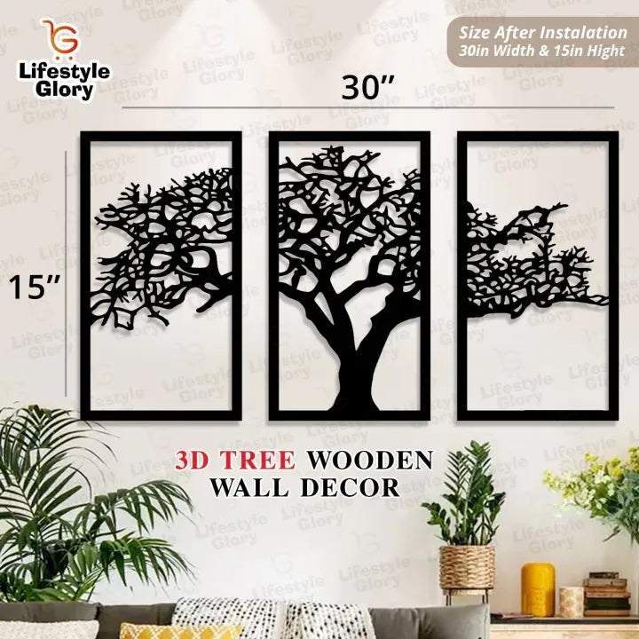 Welcome to Our Home 3D Wooden Wall Decor